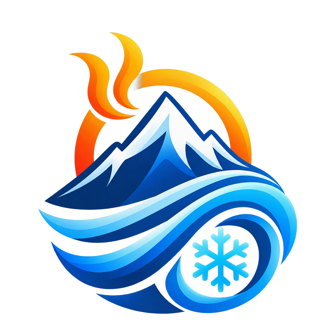New Summit Air heating and cooling emblem